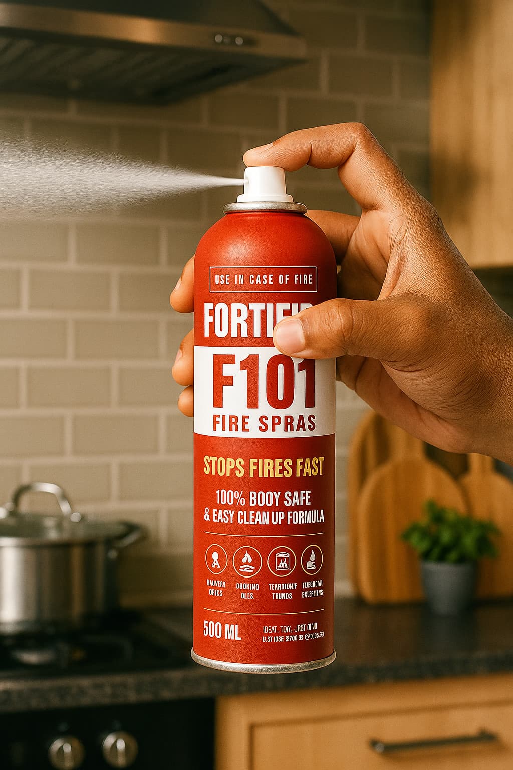 Just Aim & Spray - Fortifire101 - Fire Spray for Homes